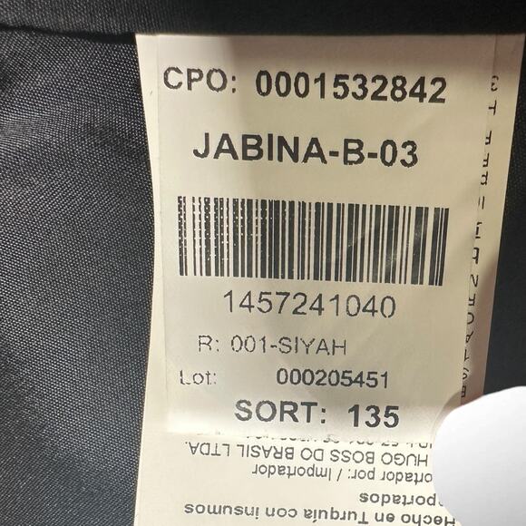 Hugo Boss Size 4 Jabina Longline Wool Blazer Jacket Black‎ Office Professional - Picture 8 of 13